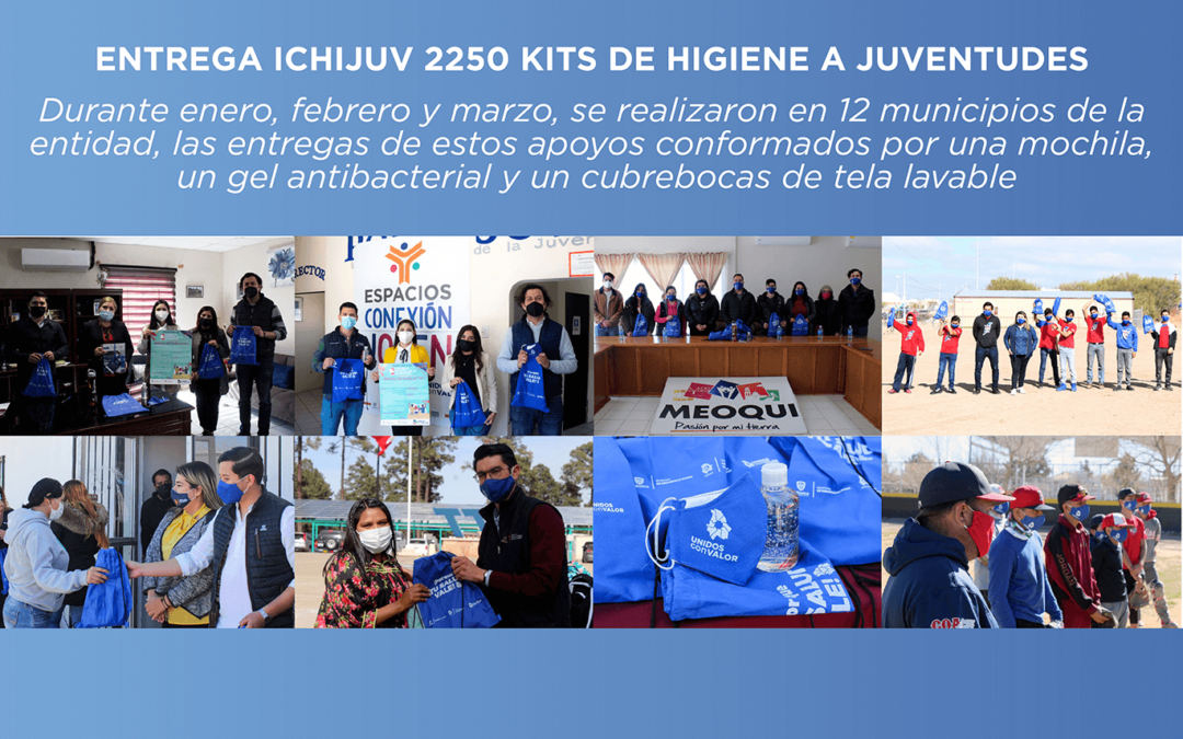 Entrega Ichijuv 2250 kits de higiene a juventudes del estado